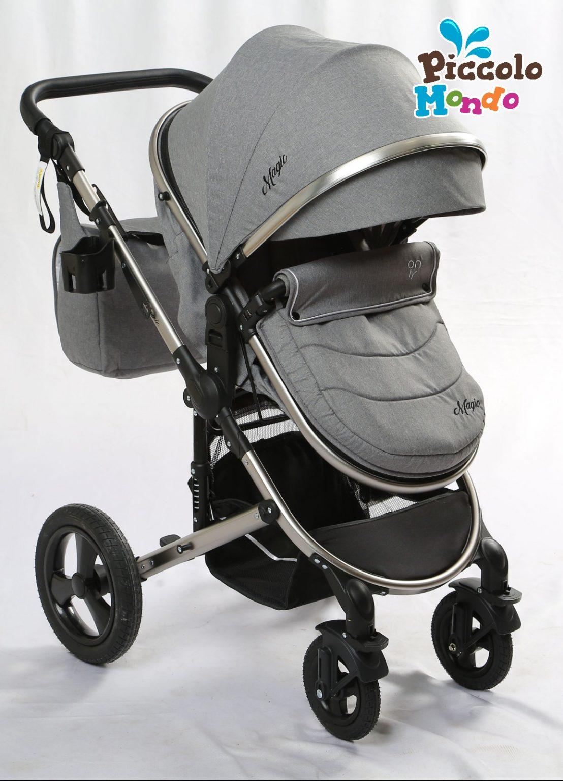 Kolica Only Magic 2u1 siva Piccolo Mondo