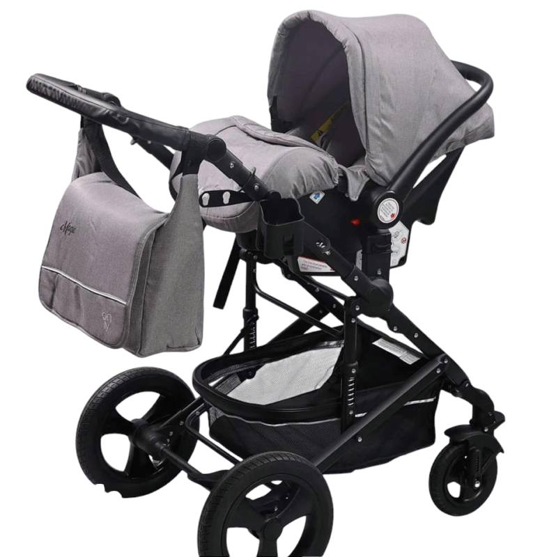 Only Magic 3u1 siva kolica za bebe od 0 do 36 meseci Piccolo Mondo