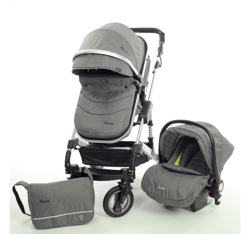 Kolica Only Savona 3u1 tamno siva Piccolo Mondo