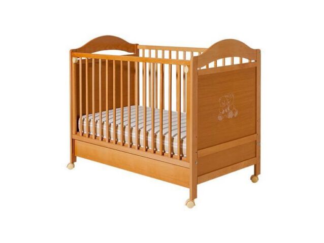 Bambino Teddy natur krevetić sa fiokom Piccolo Mondo Valjevo