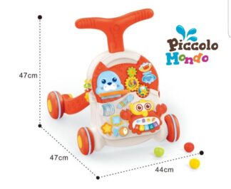 Guralica 2u1 Muzicke guralice za prohodavanje sa puno dodatnih igracaka koje podsticu razvoj, motoriku, sluh i opazanje Vaseg deteta. Hodalice se pretvara u muzicko, zabavni stočić, tako da moze dugo da sluzi za igru starijem detetu.