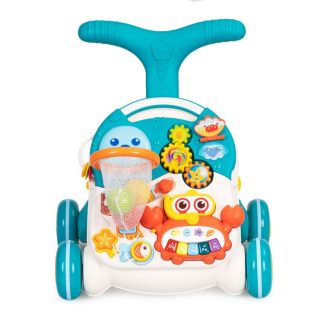 Huanger 2u1 muzicka guralica za prohodavanje i edukativni stocic