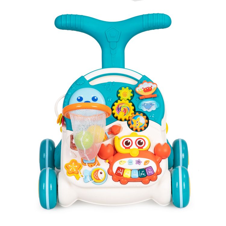 Huanger 2u1 muzicka guralica za prohodavanje i edukativni stocic