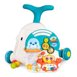 Huanger 2u1 muzicka guralica za prohodavanje i edukativni stocic