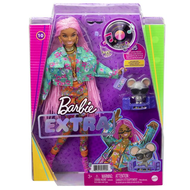 BARBIE EXTRA - PINK PLETENICE