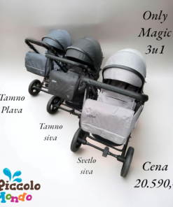 Kolica za bebe Only Magic 3u1 crna