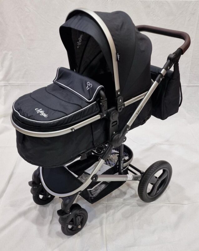 Only Magic kolica 3u1 crna kolica za bebe od 0 do 36 meseci