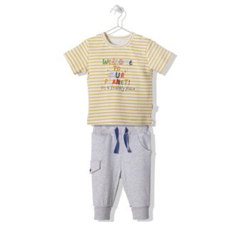 Bebetto dvodelni komplet za bebe dečake L23F1226