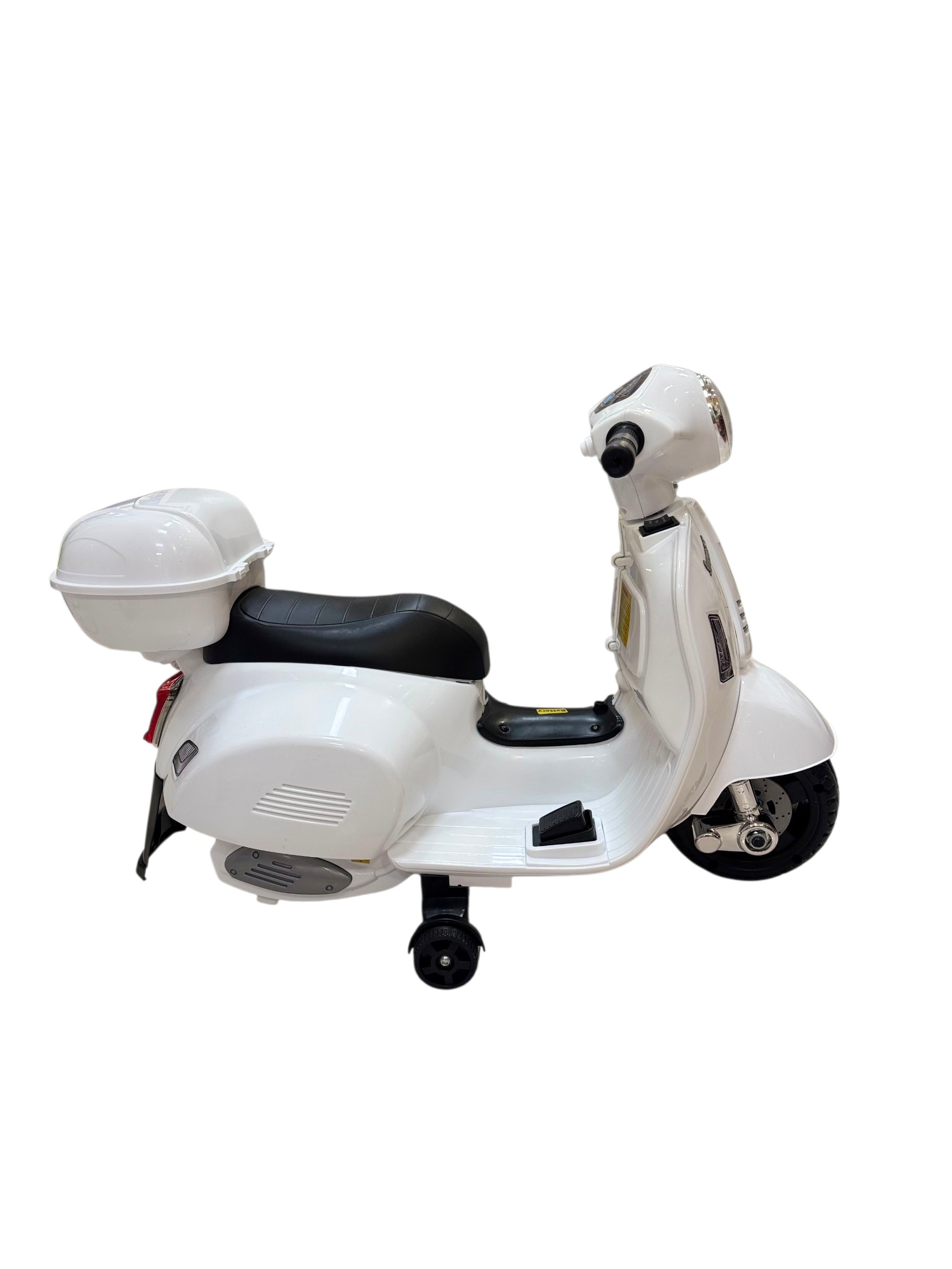 Motor za decu Mini Vespa na akumulator-Bela - Slika 2