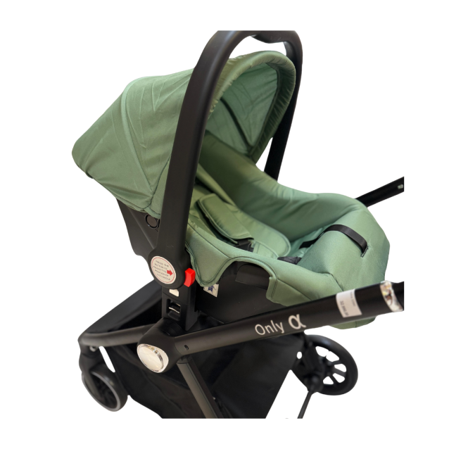 Kolica za bebe Only Alfa 3u1 green