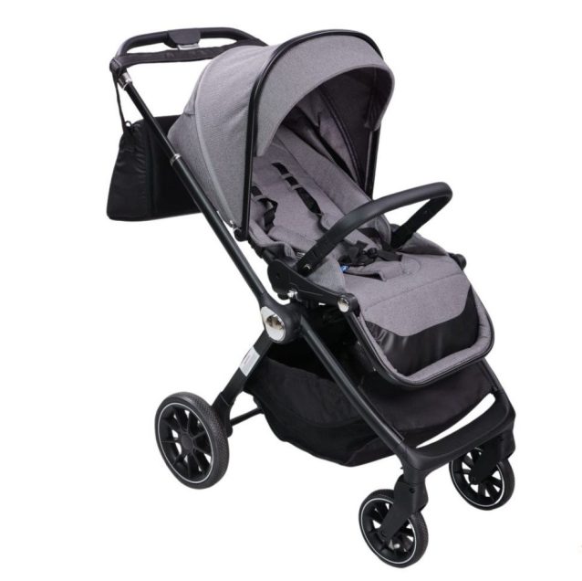 Kolica za bebe Only Alfa 3u1 Premium - Siva