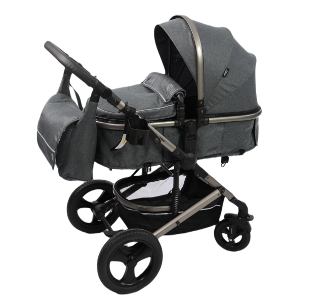 Only Magic Kolica za bebe 3u1 od 0-36meseci-Tamno siva-teget