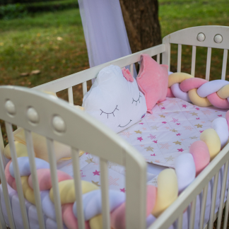 POSTELJINA komplet- Bambino roze