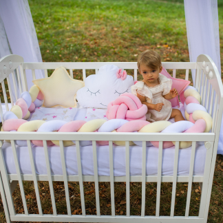 POSTELJINA komplet- Bambino roze