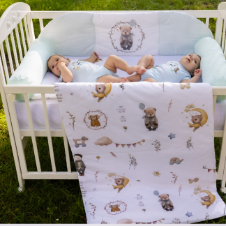 POSTELJINA KOMPLET- Retro mede mint