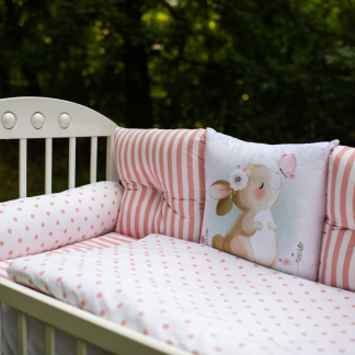 POSTELJINA KOMPLET Piccolino roze