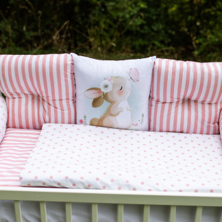 POSTELJINA KOMPLET Piccolino roze