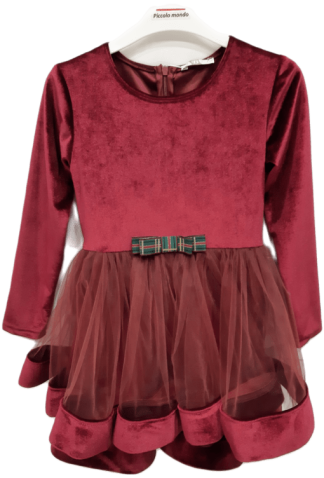 HALJINA ZA DEVOJČICE- BORDO