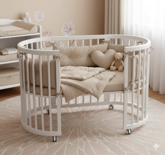 Only Dream Krevetac okrugli za bebe - 9u1