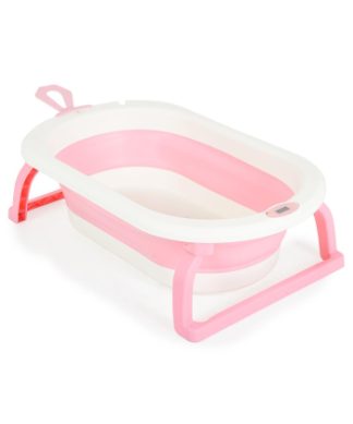 Alternative view of Cangaroo sklopiva kadica za bebe sa digitalnim termometrom Terra Pink