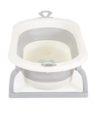 Cangaroo sklopiva kadica za bebe sa digitalnim termometrom Terra Grey