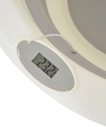 Cangaroo sklopiva kadica za bebe sa digitalnim termometrom Terra Grey - Slika 4