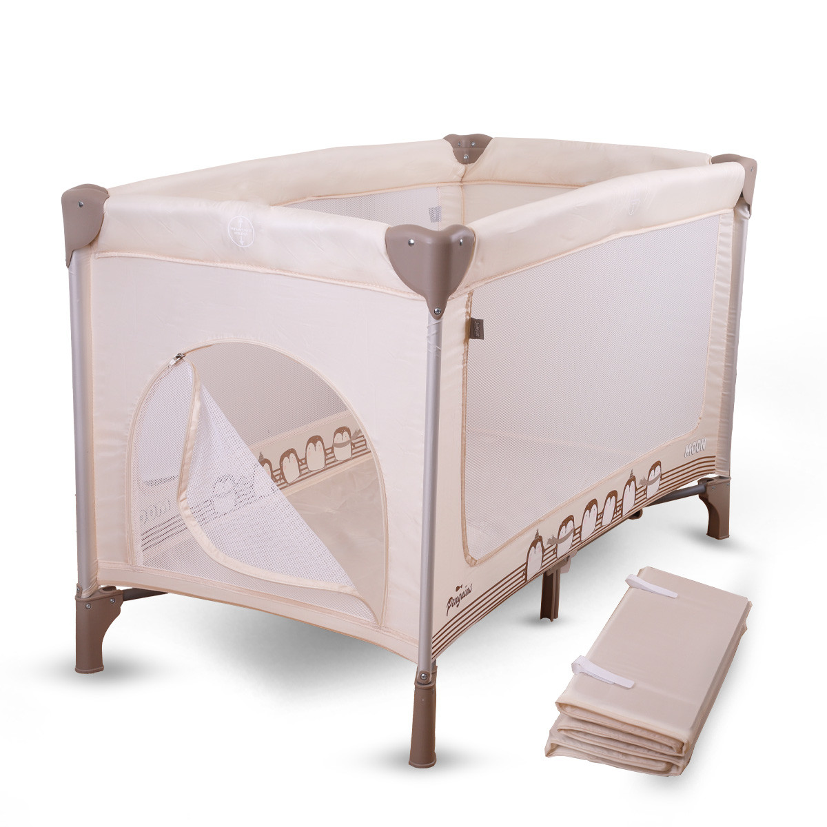 JUNGLE PRENOSIVI KREVETAC MOON- 1 NIVO BEŽ - Slika 2