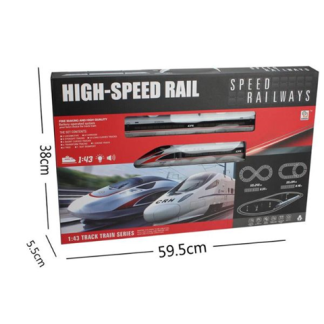 Brzi voz sa šinama 1:43 sa zvukom i svetlom