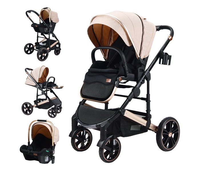 BBO KOLICA ZA BEBE (U8) MEGAMOVE SET - LATTE