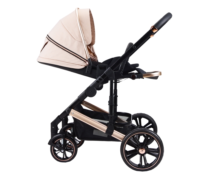 BBO KOLICA ZA BEBE (U8) MEGAMOVE SET -LATTE - Slika 3