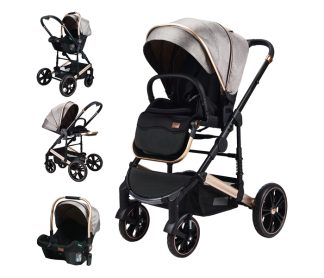 BBO KOLICA ZA BEBE (U8) MEGAMOVE SET -MOCHA