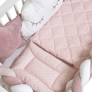Komplet Bambino – puder roze LUX