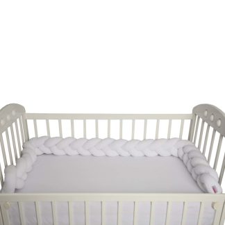 PLIŠ PLETENICA-BELA