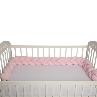 PLIŠ PLETENICA-ROZE