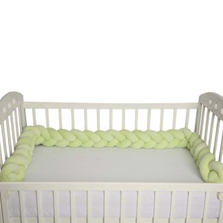 PLIŠ PLETENICA- ZELENA