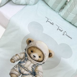 Alternative view of POSTELJINA komplet- TEDDY mint