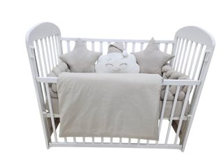 POSTELJINA komplet- pletenica BEŽ