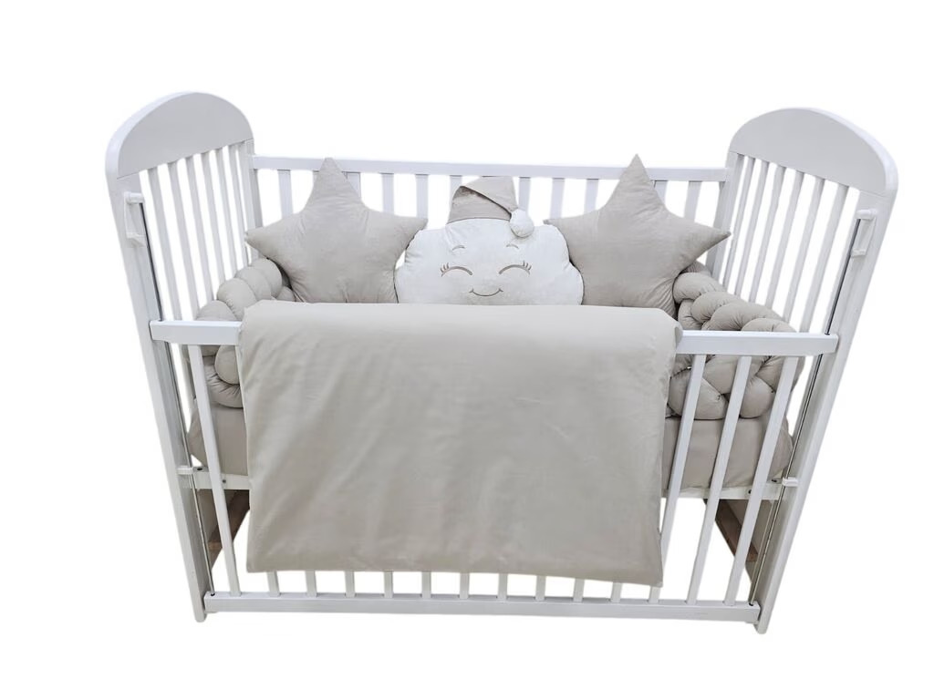 POSTELJINA komplet- pletenica BEŽ