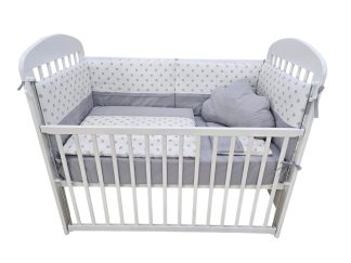 POSTELJINA komplet- Sive tufne