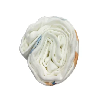 Muslin prekrivač Zeka plavi četvoroslojni 120x120cm