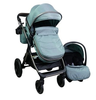 Only X1 kolica za bebe 3u1 sa I-size auto sedištem Green&Grey