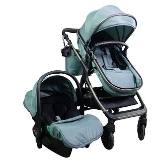 Only X1 kolica za bebe 3u1 sa I-size auto sedištem Green&Grey