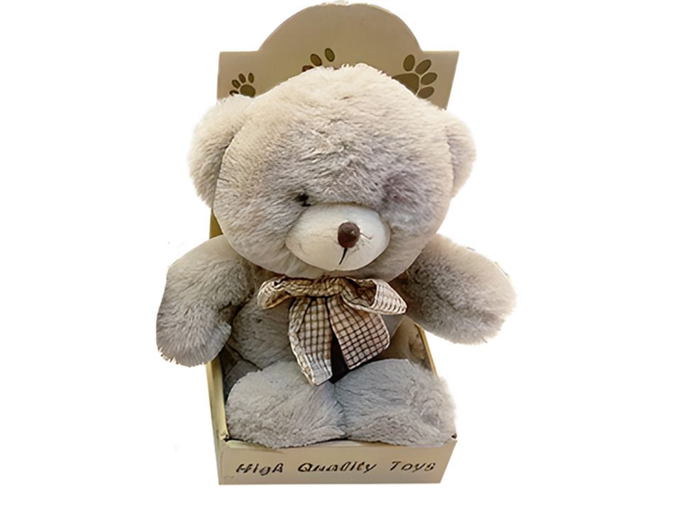 Plišani mini sivi meda