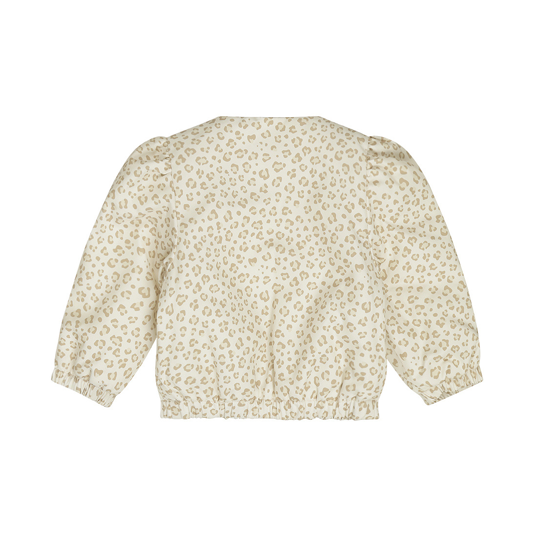 Dirkje Letnji kaput za devojčice u prljavo-beloj boji sa panter printom, vodootporan 1