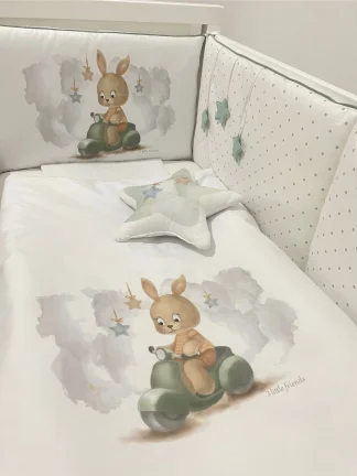 POSTELJINA komplet-Zeka na motoru mint