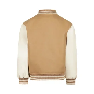 Alternative view of Koko Noko bejzbol jakna za dečake braon bele boje