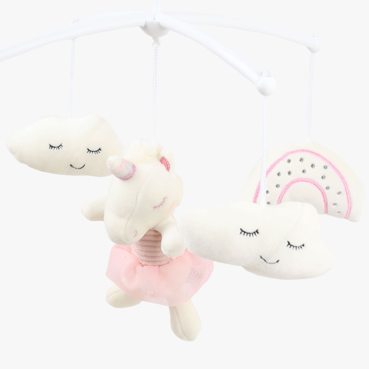 Plišana muzička igračka vrteška za krevetac