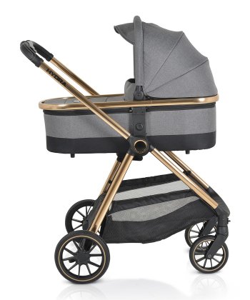 Cangaroo-Hydra-kolica-za-bebe-3u1-sa-iSize-auto-sedistem-Grey_1