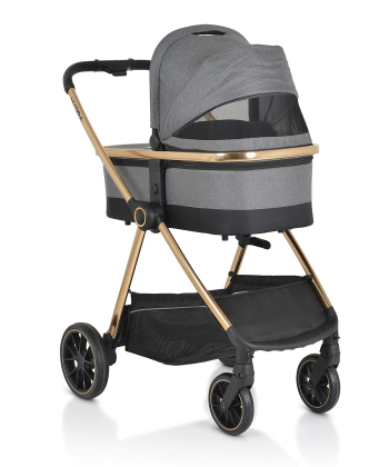 Cangaroo-Hydra-kolica-za-bebe-3u1-sa-iSize-auto-sedistem-Grey_1