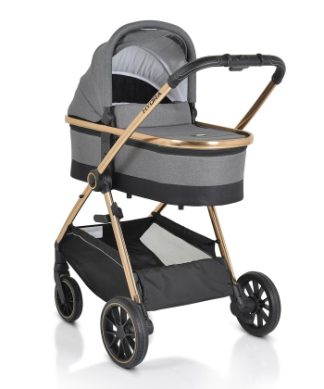 Cangaroo-Hydra-kolica-za-bebe-3u1-sa-iSize-auto-sedistem-Grey_1